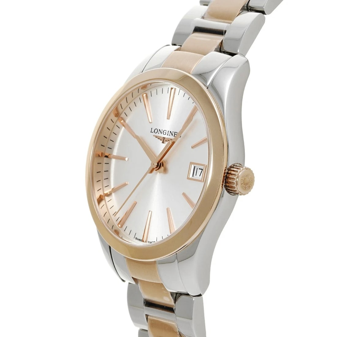 LONGINES CONQUEST CLASSIC SILVER WATCH - 2