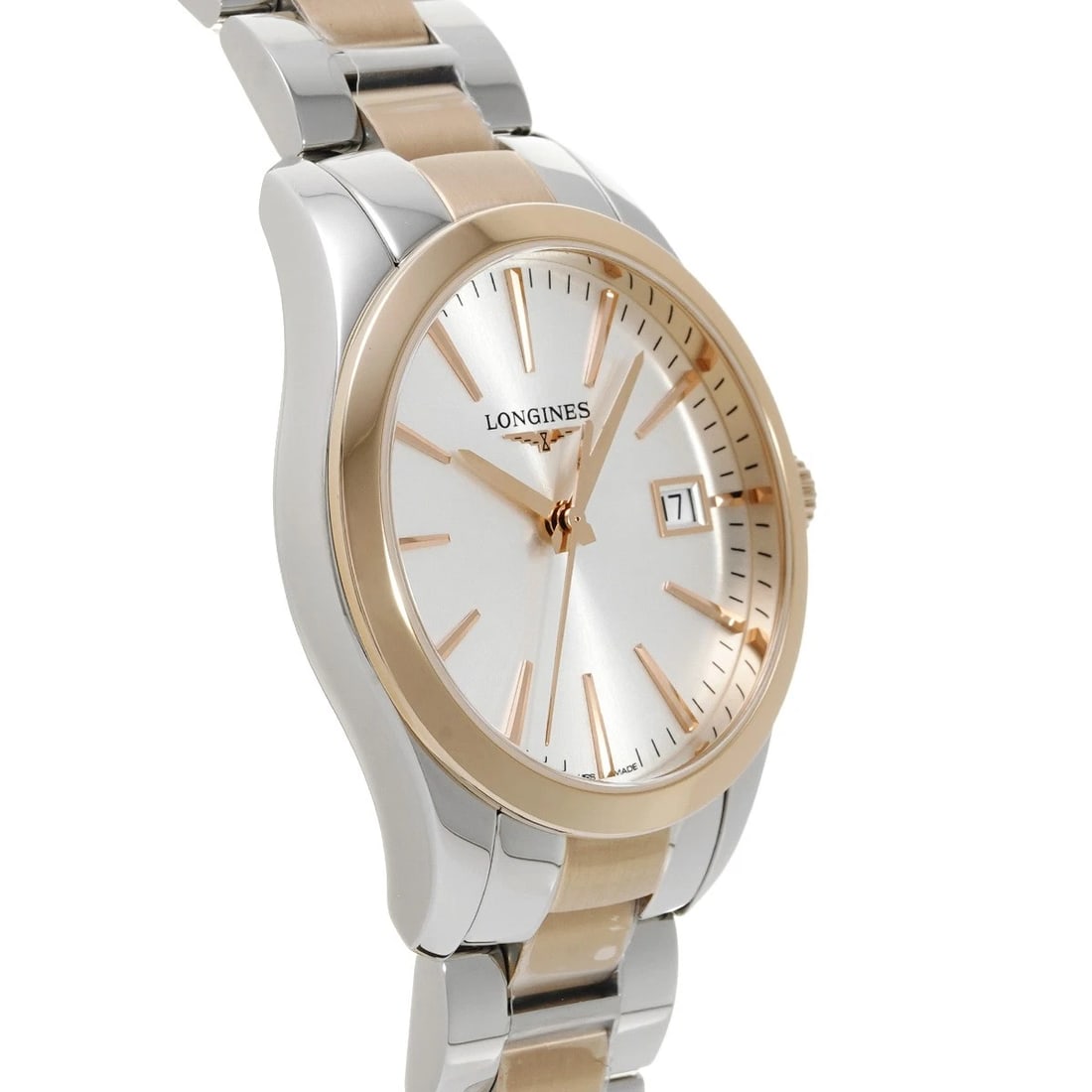 LONGINES CONQUEST CLASSIC SILVER WATCH - 3
