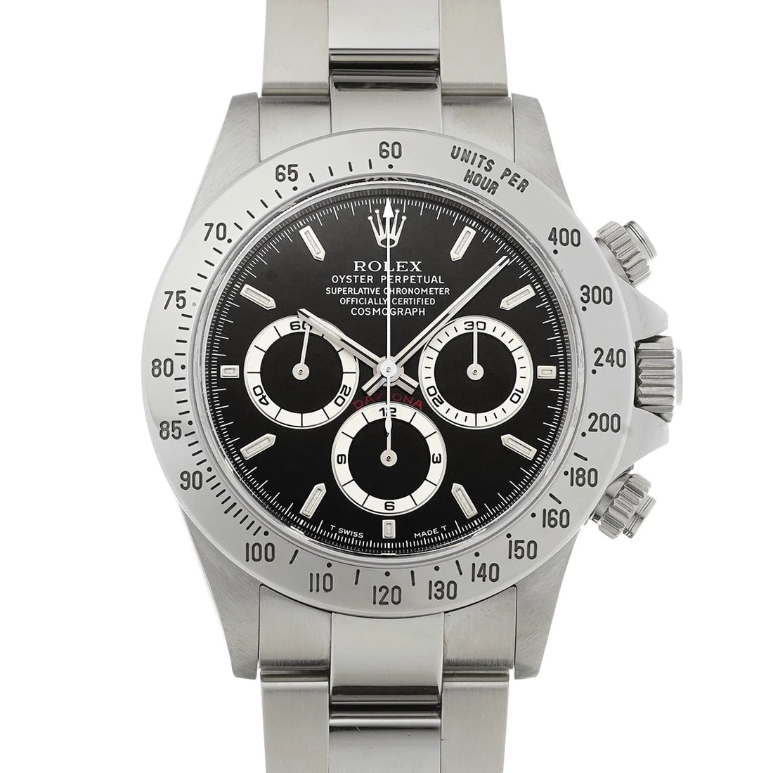 ROLEX COSMOGRAPH DAYTONA TRICHINOVA BLACK WATCH: ROLEX Cosmograph Daytona Trichinova black Watch Brand: ROLEX Type/Style: Wristwatch Material: Band Material Stainless steel, Case Material Stainless steel Color: Dial Color black Size: Case Size