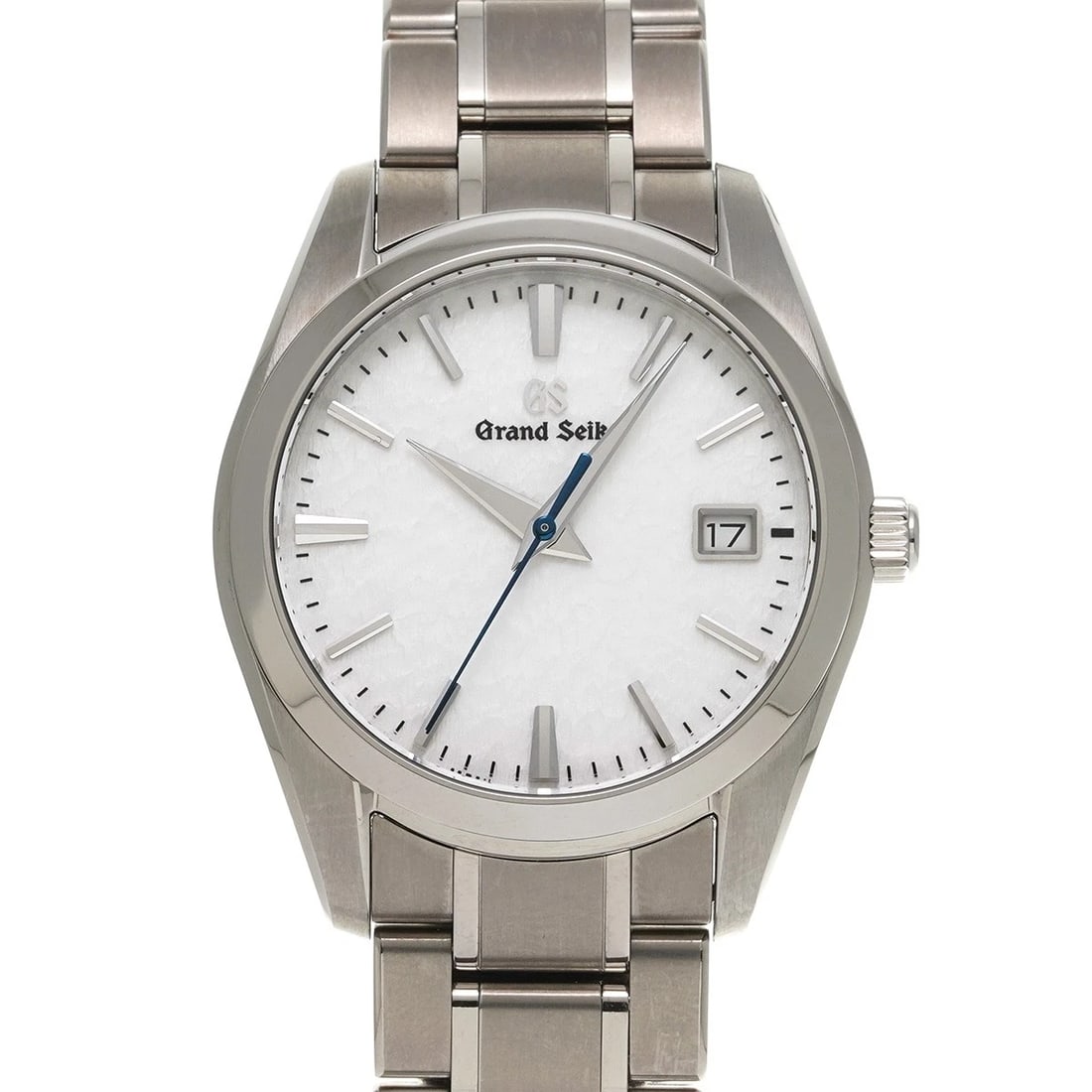 GRAND SEIKO HERITAGE COLLECTION QUARTZ SNOW WHITE WATCH: Grand Seiko Heritage Collection Quartz Snow white Watch Brand: Grand Seiko Type/Style: Wristwatch Material: Band Material Bright titanium, Case Material Bright titanium Color: Dial Color Snow white