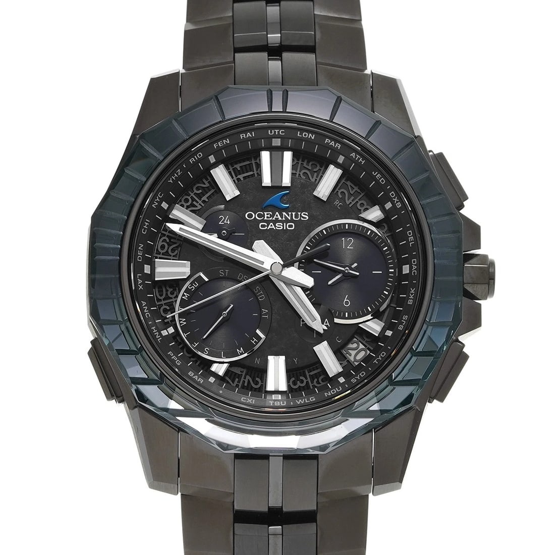 CASIO OCEANUS MANTA BLACK WATCH