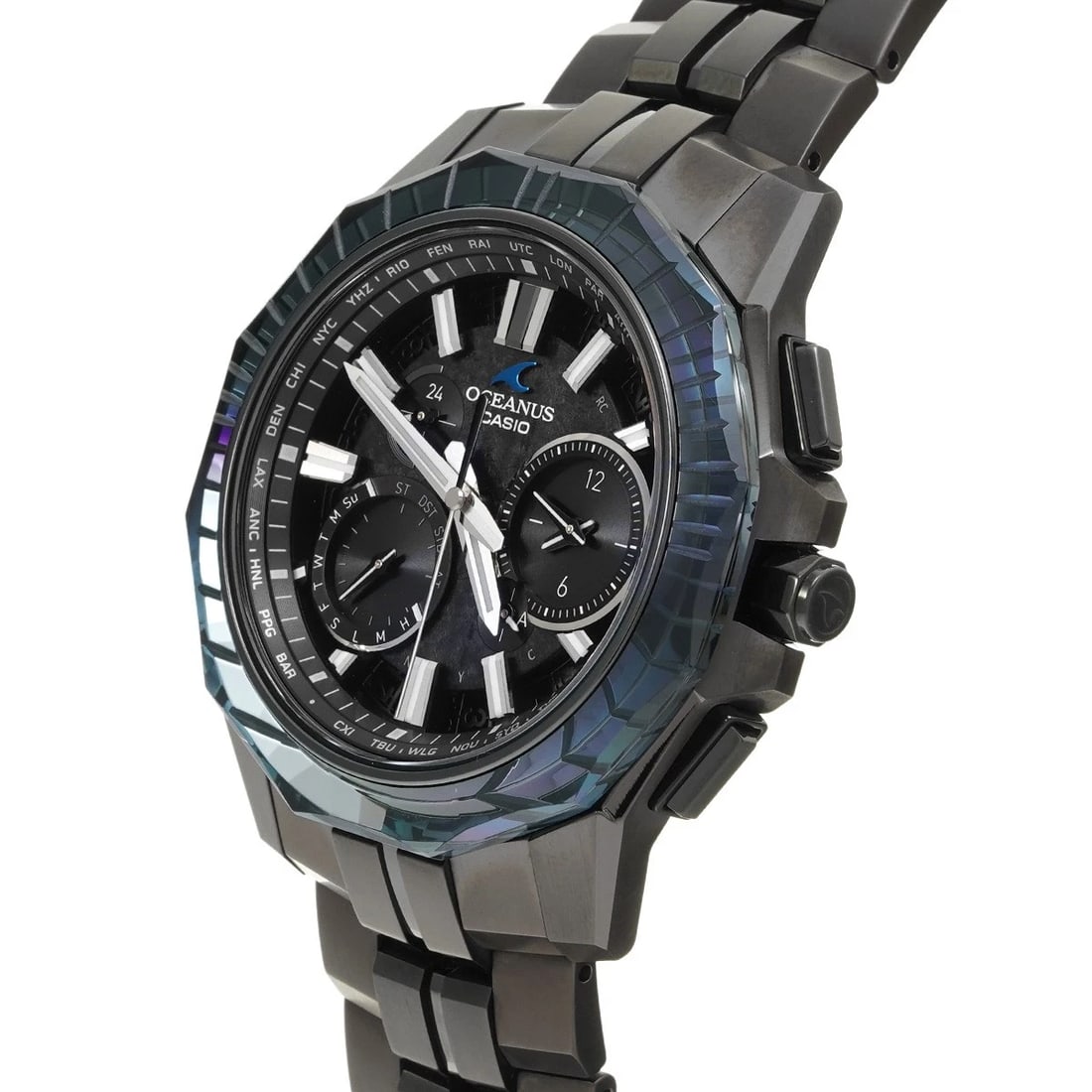 CASIO OCEANUS MANTA BLACK WATCH - 2