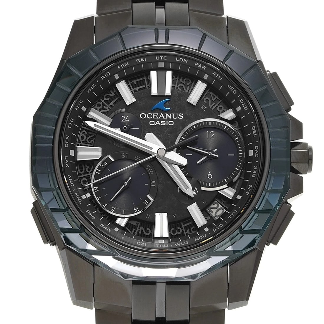 CASIO OCEANUS MANTA BLACK WATCH - 4