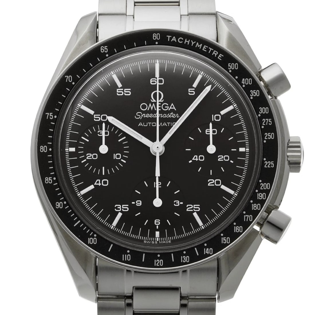 OMEGA SPEEDMASTER AUTOMATIC BLACK WATCH - 4