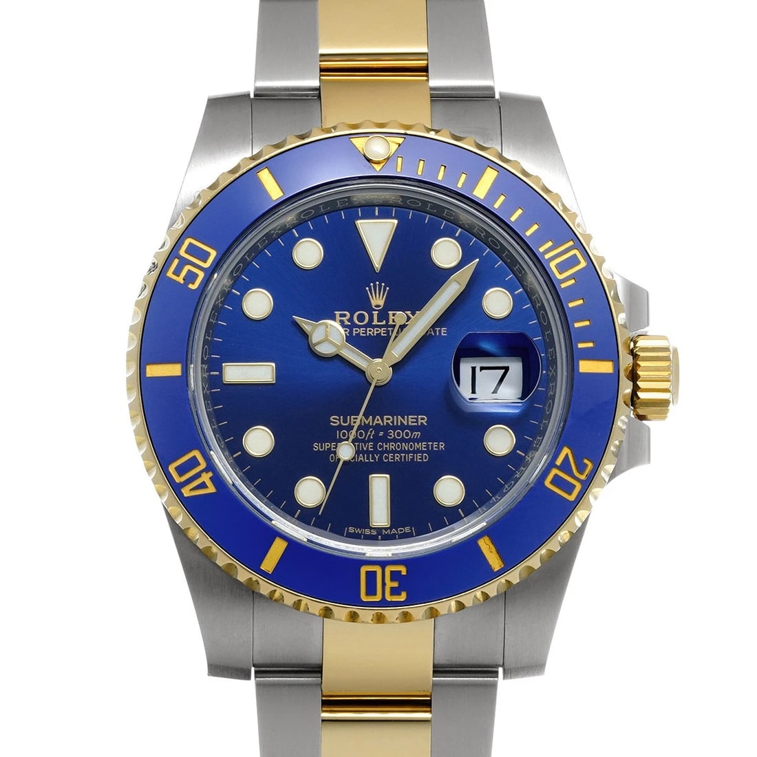 ROLEX SUBMARINER DATE BLUE WATCH: ROLEX Submariner date blue Watch Brand: ROLEX Type/Style: Wristwatch Material: Band Material Stainless steel/Yellow Gold, Case Material Stainless steel Color: Dial Color blue Size: Case Size H/about