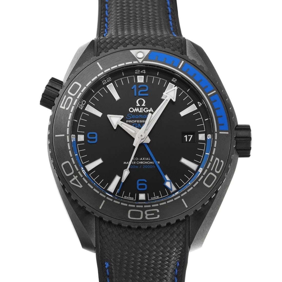 OMEGA SEAMASTER PLANET OCEAN MASTER CHRONOMETER GMT WATCH: OMEGA Seamaster Planet Ocean Master Chronometer GMT Watch Brand: OMEGA Type/Style: Wristwatch Material: Band Material Rubber, Case Material Ceramic Color: Dial Color Dial Color Black Band Color Black