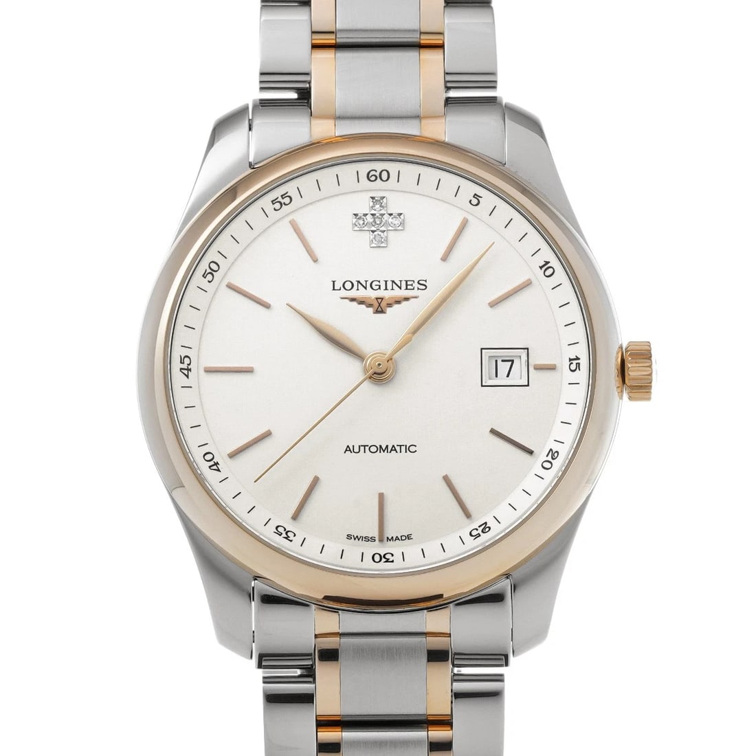 LONGINES MASTER COLLECTION WHITE/DIAMOND WATCH