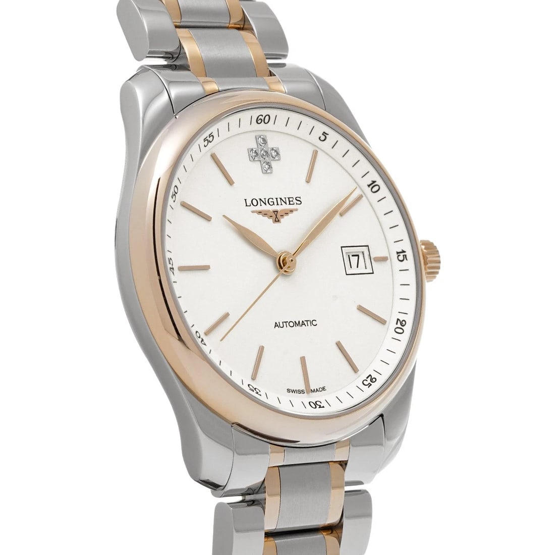 LONGINES MASTER COLLECTION WHITE/DIAMOND WATCH - 3