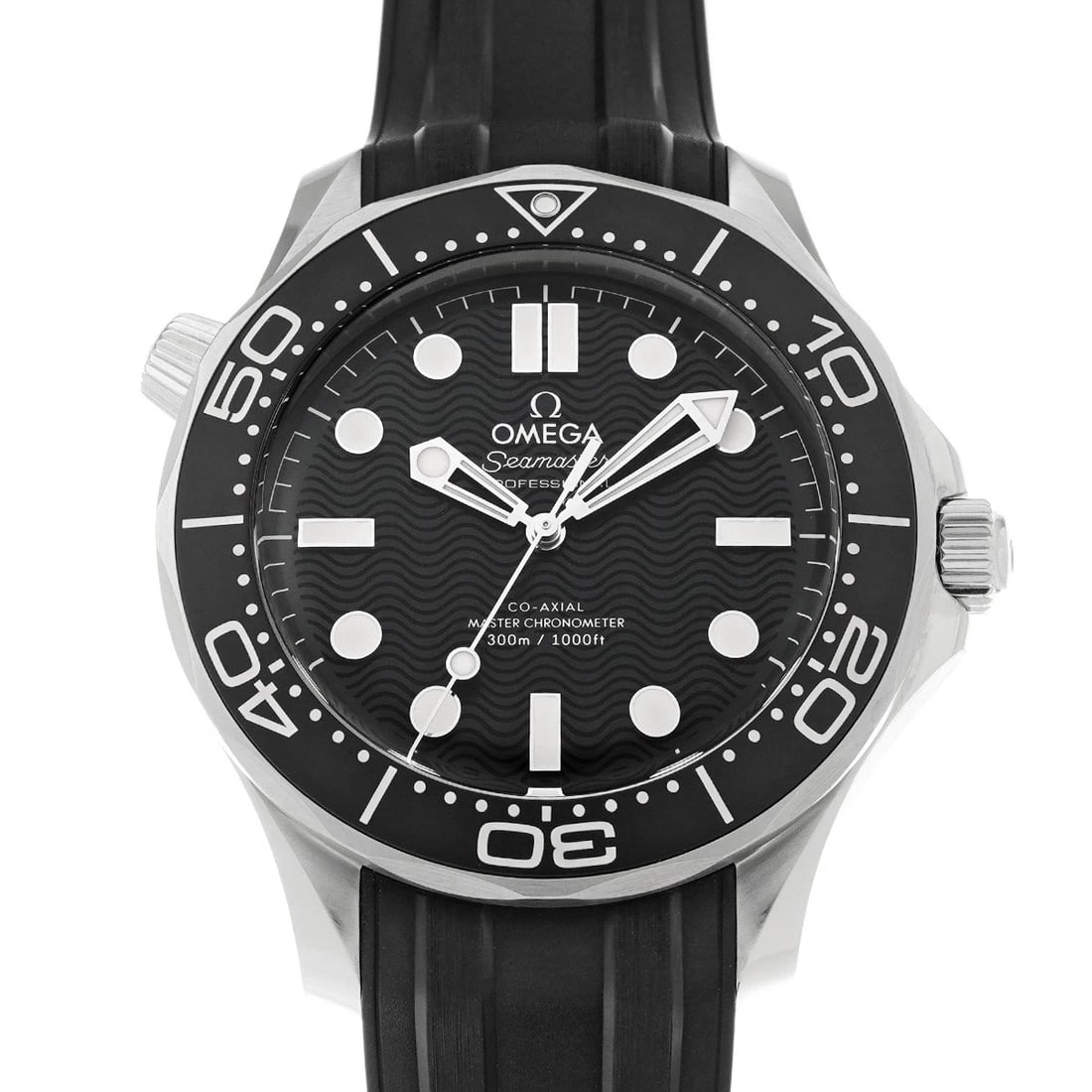 OMEGA SEAMASTER DIVER CO-AXIAL MASTER CHRONOMETER WATCH: OMEGA Seamaster Diver Co-axial Master Chronometer Watch Brand: OMEGA Type/Style: Wristwatch Material: Band Material Rubber, Case Material Stainless Steel Color: Dial Color Dial Color Black Band Color