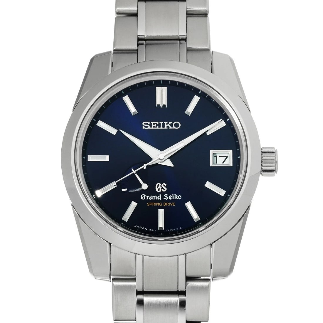 GRAND SEIKO COLLECTION SPRING DRIVE SELF DATA BLUE WATCH: Grand Seiko Collection Spring Drive Self Data blue Watch Brand: Grand Seiko Type/Style: Wristwatch Material: Band Material Stainless steel, Case Material Stainless steel Color: Dial Color blue Size: C