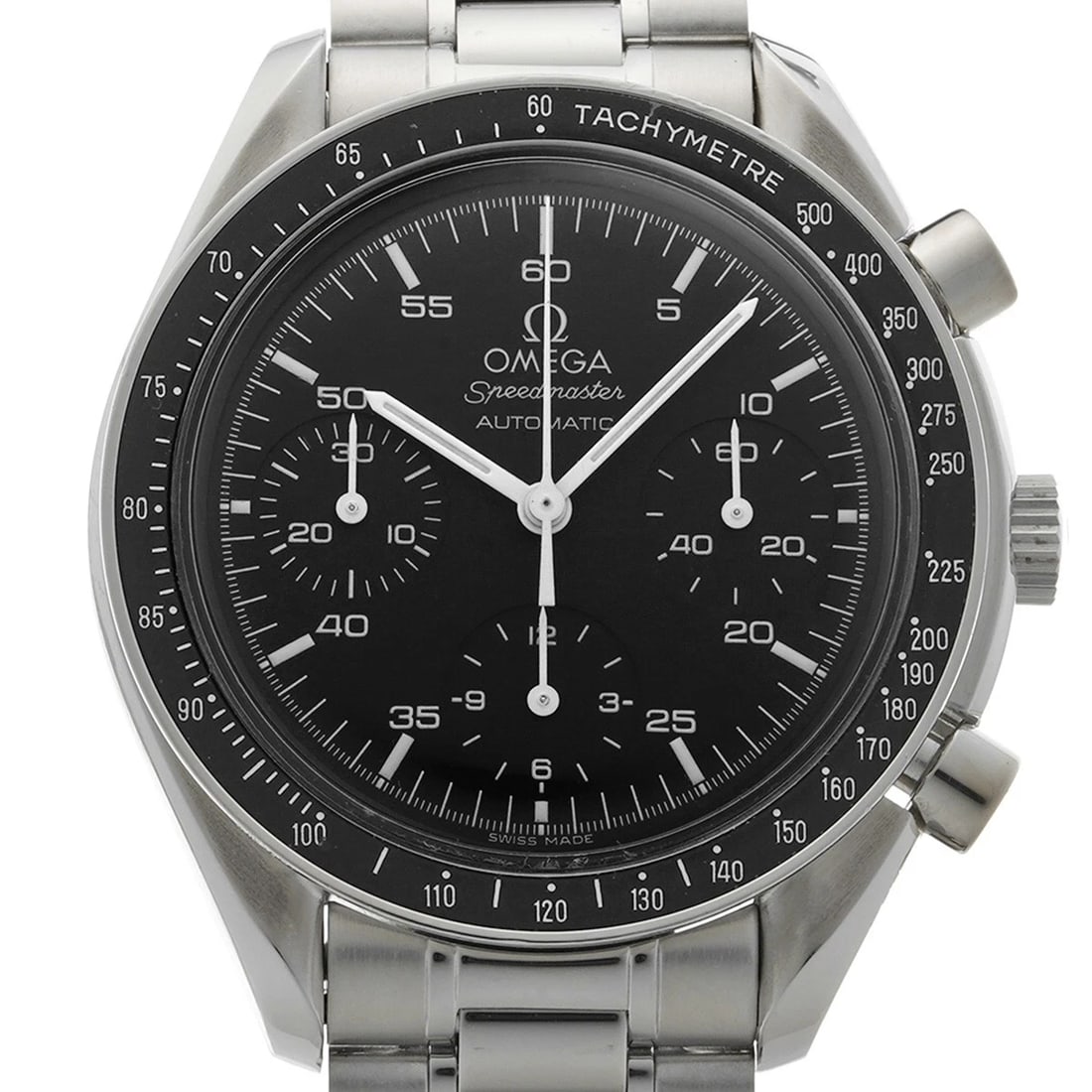 OMEGA SPEEDMASTER AUTOMATIC BLACK WATCH - 4