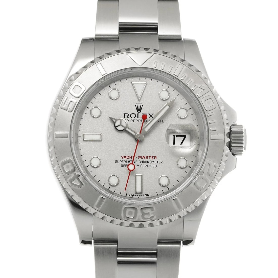 ROLEX YACHT-MASTER 40 GRAY WATCH: ROLEX Yacht-Master 40 gray Watch Brand: ROLEX Type/Style: Wristwatch Material: Band Material Stainless steel, Case Material Stainless steel Color: Dial Color gray Size: Case Size H/about 40mm W/about