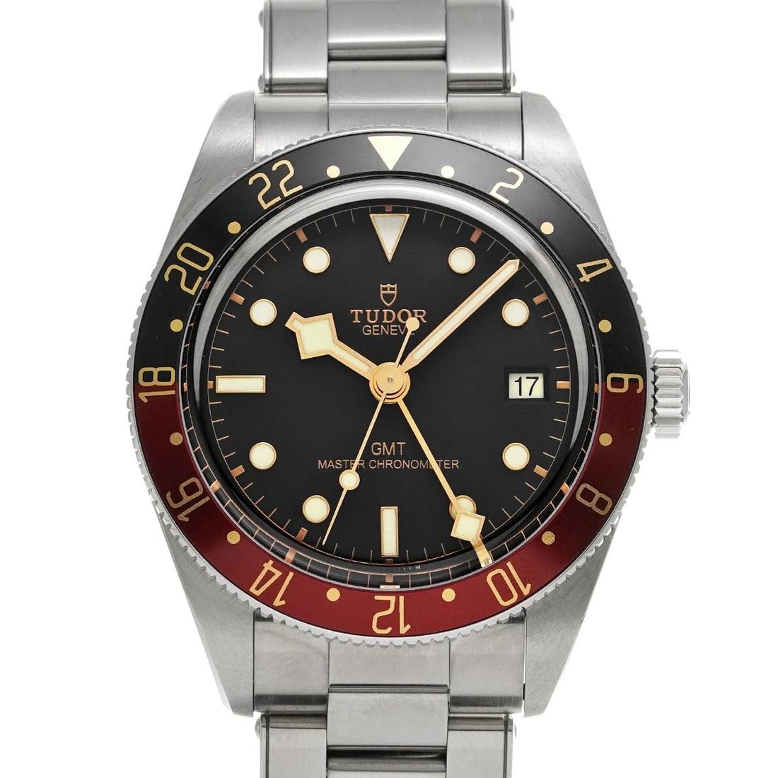 TUDOR BLACK BAY 58 GMT BLACK WATCH: TUDOR Black Bay 58 GMT black Watch Brand: TUDOR Type/Style: Wristwatch Material: Band Material Stainless steel, Case Material Stainless steel Color: Dial Color black Size: Case Size H/about 39mm W/abo