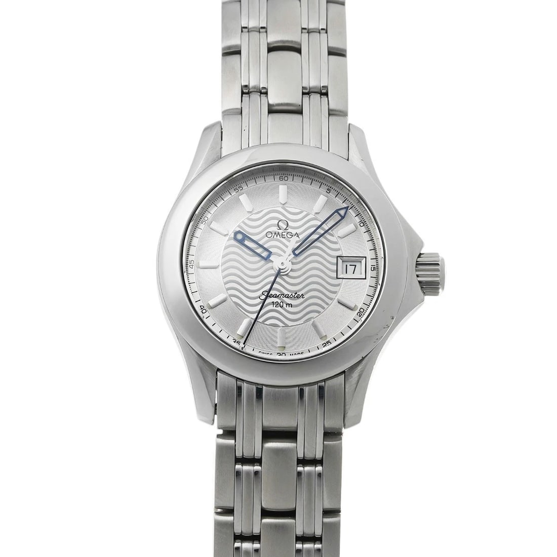 OMEGA SEAMASTER QUARTZ SILVER WATCH: OMEGA Seamaster Quartz Silver Watch Brand: OMEGA Type/Style: Wristwatch Material: Band Material Stainless Steel, Case Material Stainless Steel Color: Dial Color Dial Color Silver Case Color Silver Siz