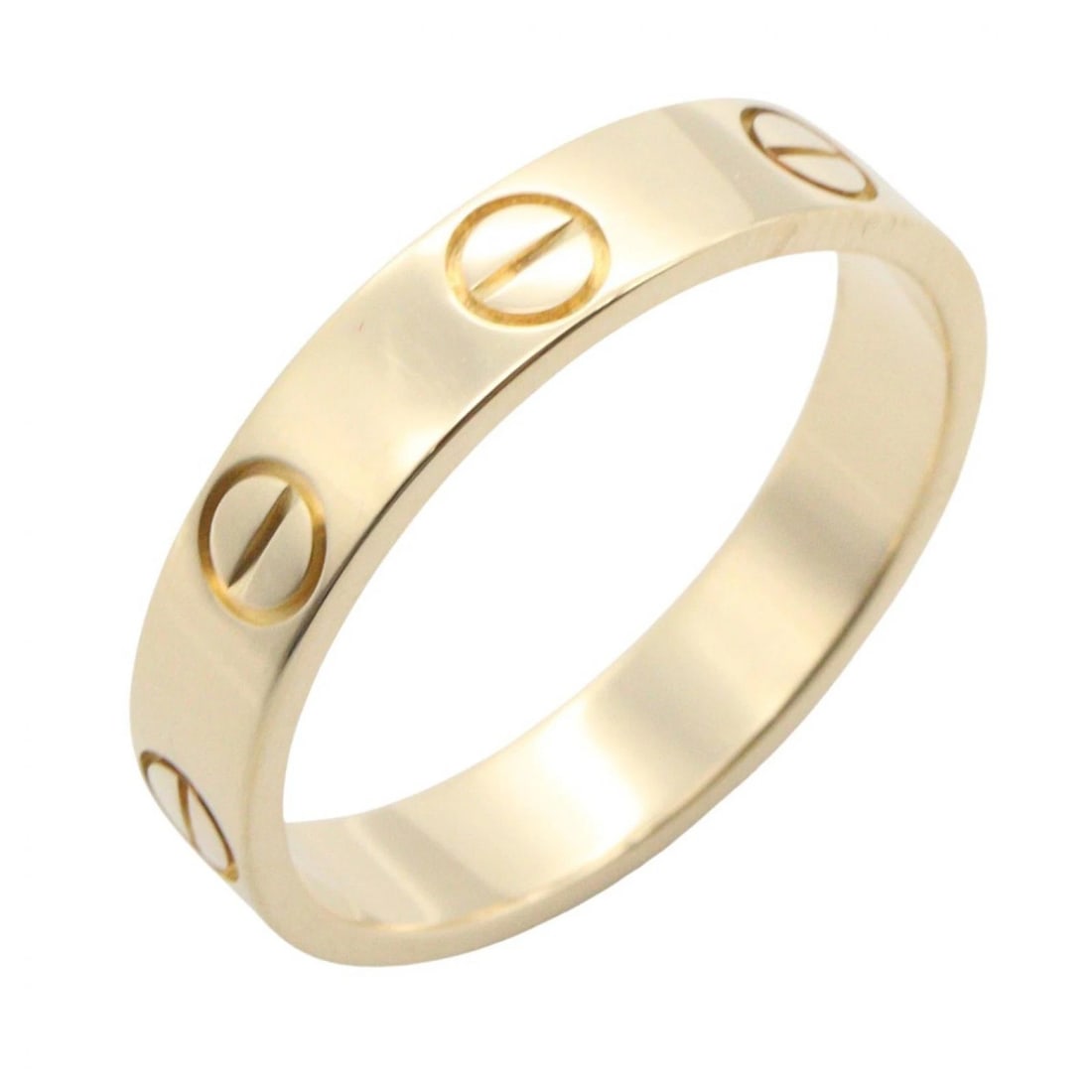 CARTIER MINI LOVE RING 18KYG YELLOW GOLD: CARTIER Mini Love Ring 18KYG Yellow Gold Brand: CARTIER Type/Style: Ring Material: K18 (Yellow Gold), Color: Gold Size: US size 4.75 Accessories: None Accessories Notice: When purchasing p