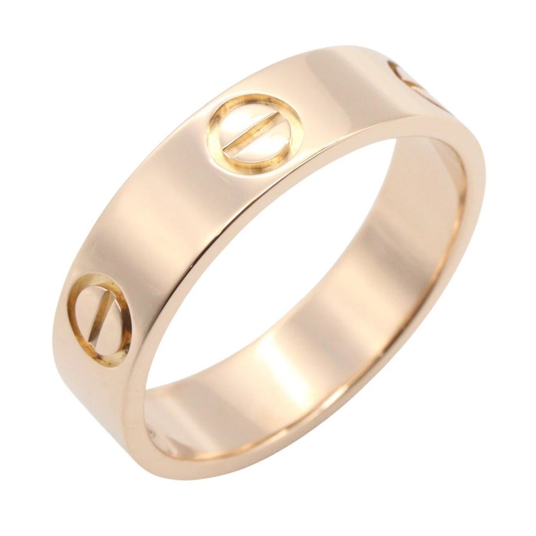 CARTIER LOVE RING 18KPG PINK ROSE GOLD: CARTIER Love Ring 18KPG Pink Rose Gold Brand: CARTIER Type/Style: Ring Material: K18PG?Rose Gold?, Color: Gold Size: US size 7.5 Accessories: None Accessories Notice: When purchasing pre-o