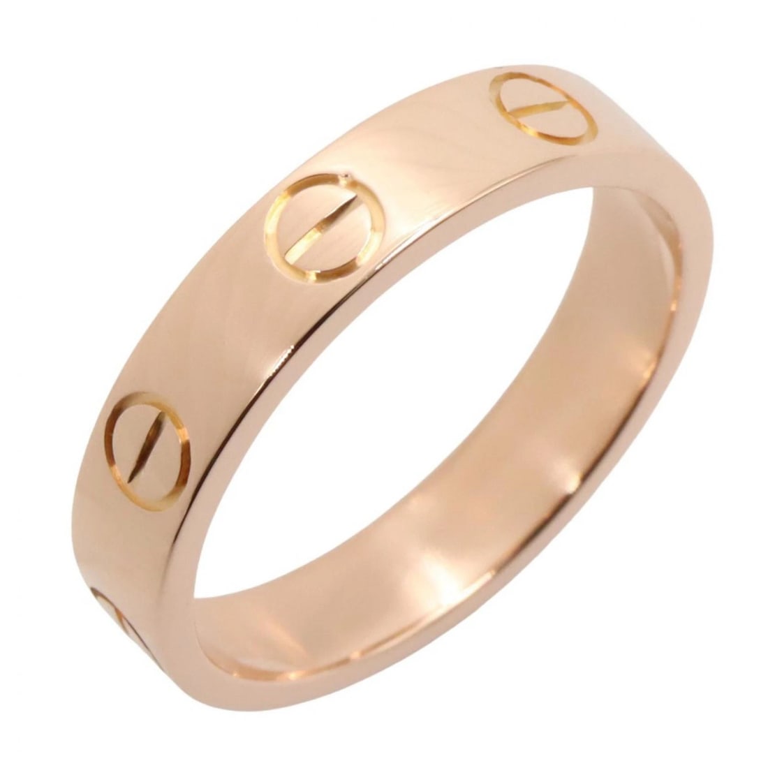 CARTIER MINI LOVE RING 18KRG: CARTIER Mini Love Ring 18KRG Brand: CARTIER Type/Style: Ring Material: K18PG?Rose Gold?, Color: Gold Size: US size 4.5 Accessories: None Accessories Notice: When purchasing pre-owned goods