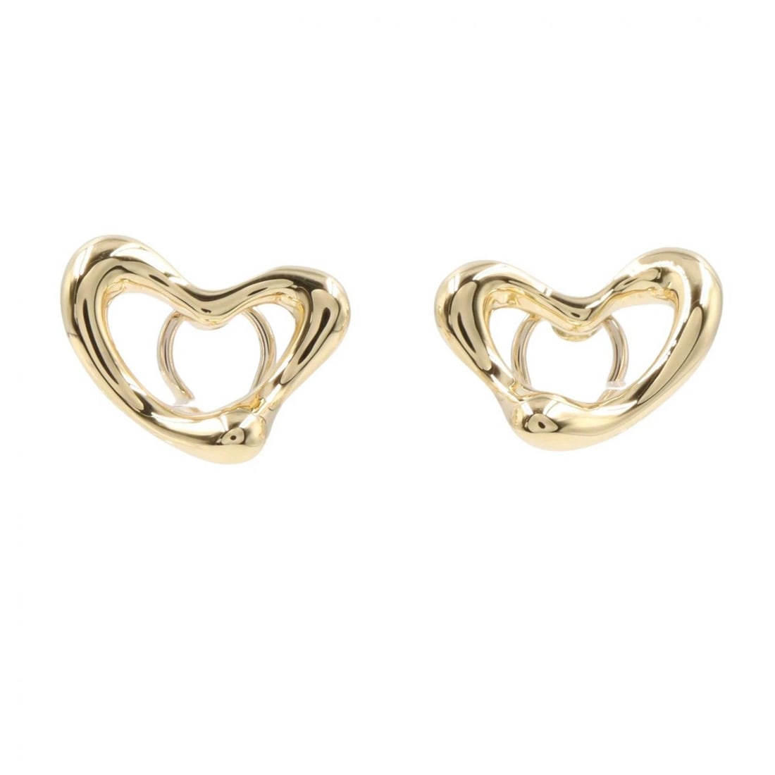 TIFFANY?CO OPEN HEART RUTILE QUARTZ EARRINGS (1 of 2)