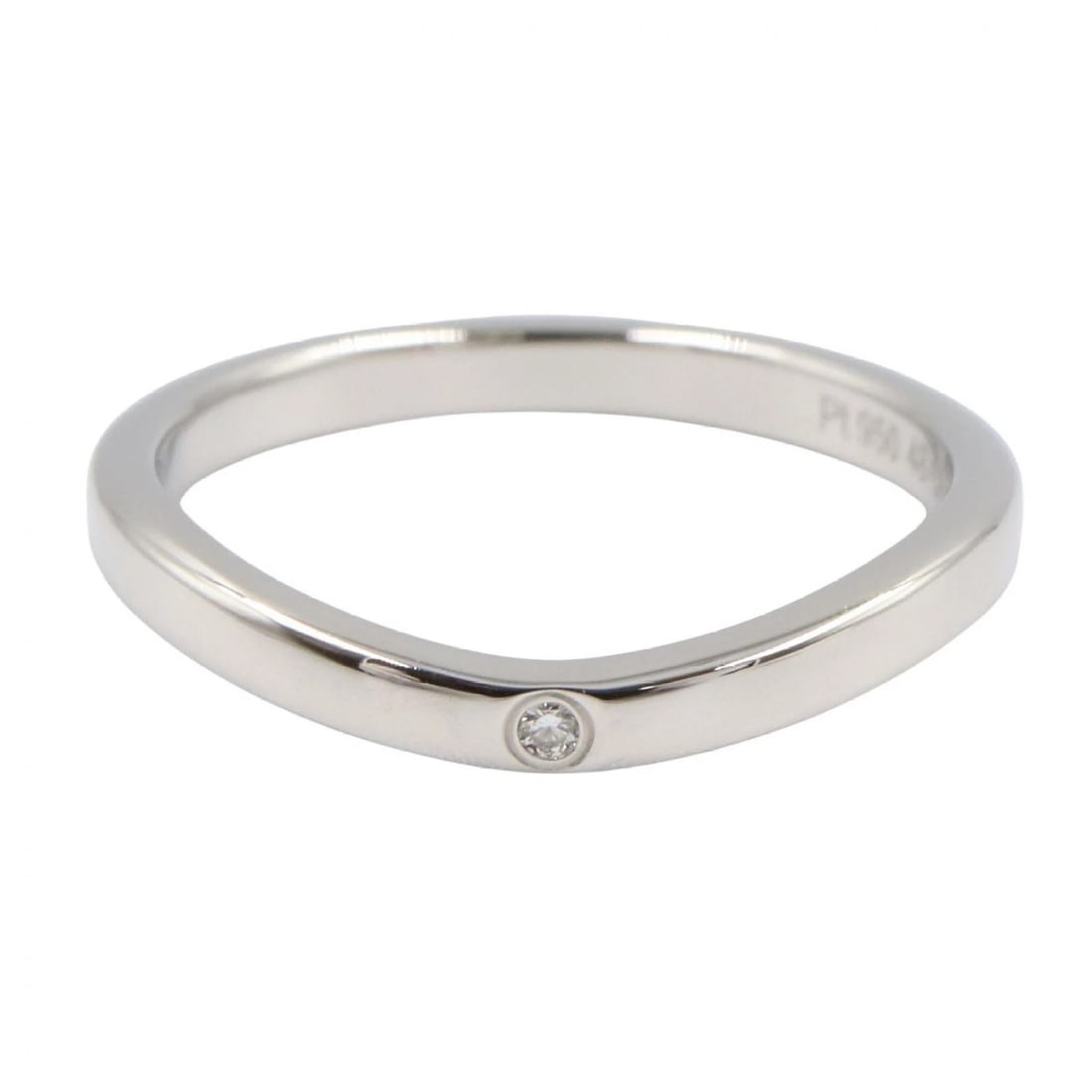 CARTIER BALLERINA 3P DIAMOND RING PT950: CARTIER Ballerina 3P Diamond Ring Pt950 Brand: CARTIER Type/Style: Ring Material: Pt950 Platinum, Color: Silver Size: US size 4.5 Accessories: None Accessories Notice: When purchasing pre-