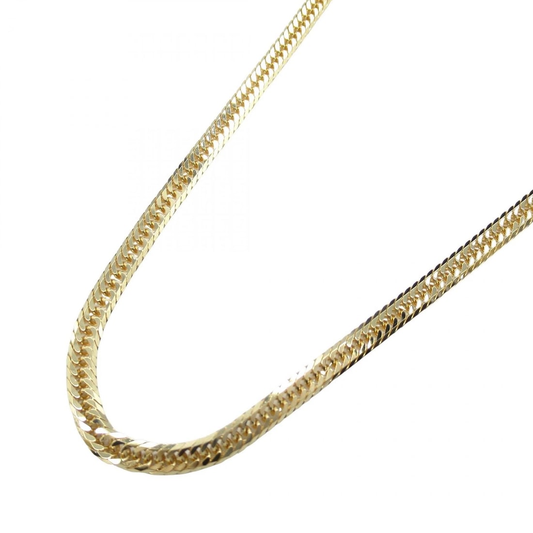 JEWELRY TRIPLE 8 SIDE FLAT LINK CURB CHAIN NECKLACE (1 of 4)