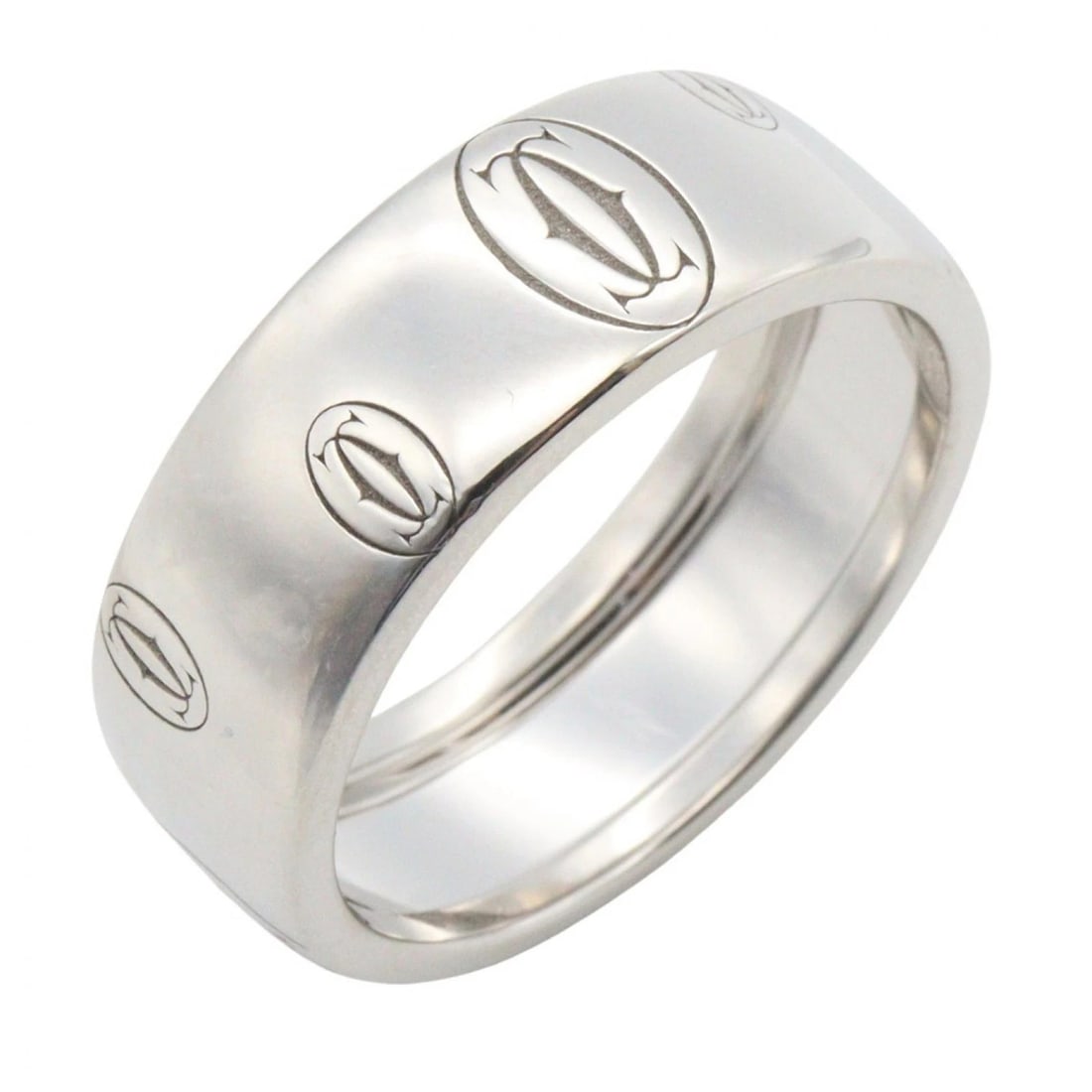 CARTIER HAPPY BIRTHDAY RING 18KWG: CARTIER Happy Birthday Ring 18KWG Brand: CARTIER Type/Style: Ring Material: K18WG White Gold , Color: Silver Size: US size 10 Accessories: None Accessories Notice: When purchasing pre-owne