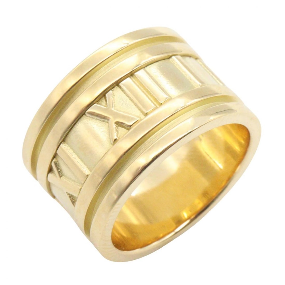 TIFFANY?CO ATLAS WIDE RING 18KYG YELLOW GOLD: TIFFANY?CO Atlas wide Ring 18KYG Yellow Gold Brand: TIFFANY?CO Type/Style: Ring Material: K18 (Yellow Gold), Color: Gold Size: US Size 5 Accessories: None Accessories Notice: When purchasi
