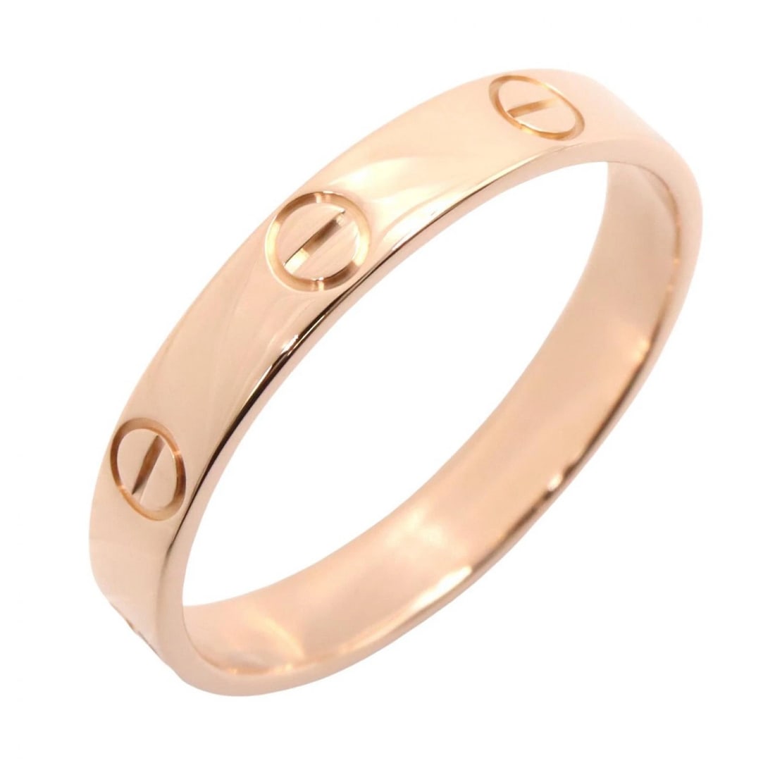 CARTIER MINI LOVE RING 18KRG: CARTIER Mini Love Ring 18KRG Brand: CARTIER Type/Style: Ring Material: K18PG?Rose Gold?, Color: Gold Size: US size 8.75 Accessories: None Accessories Notice: When purchasing pre-owned good