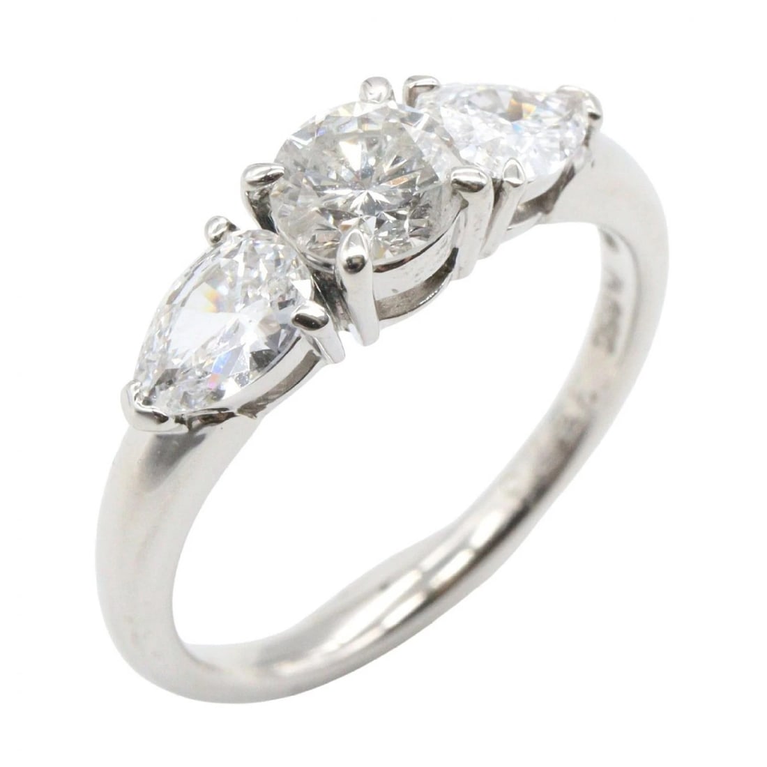 JEWELRY DIAMOND RING: JEWELRY Diamond ring Brand: JEWELRY Type/Style: Ring Material: Pt850Platinum, Color: Silver Size: US size 6 Accessories: None Accessories Notice: When purchasing pre-owned goods, please re