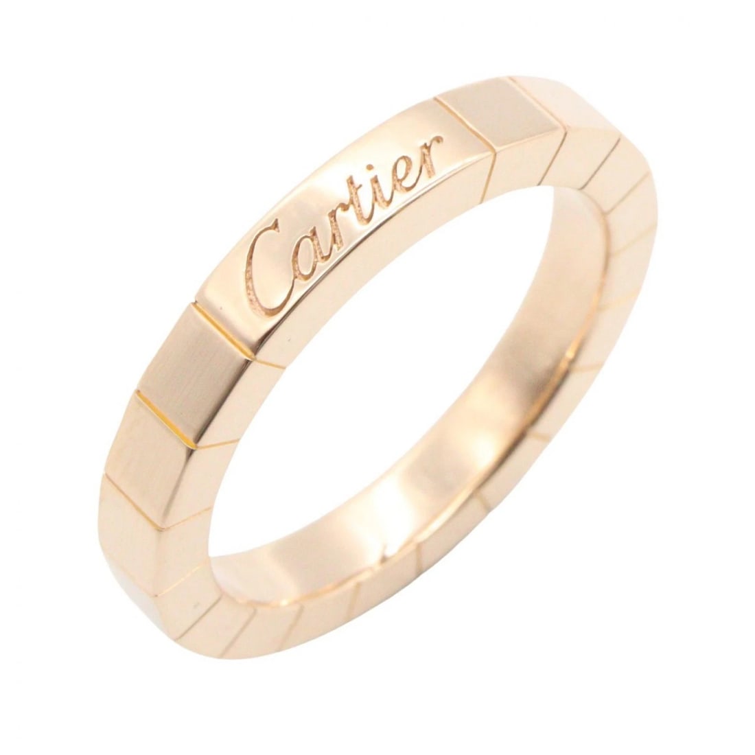 CARTIER LANIERES RING 18KPG ROSE GOLD: CARTIER Lanieres Ring 18KPG Rose Gold Brand: CARTIER Type/Style: Ring Material: K18PG?Rose Gold?, Color: Gold Size: US size 4.75 Accessories: None Accessories Notice: When purchasing pre-o