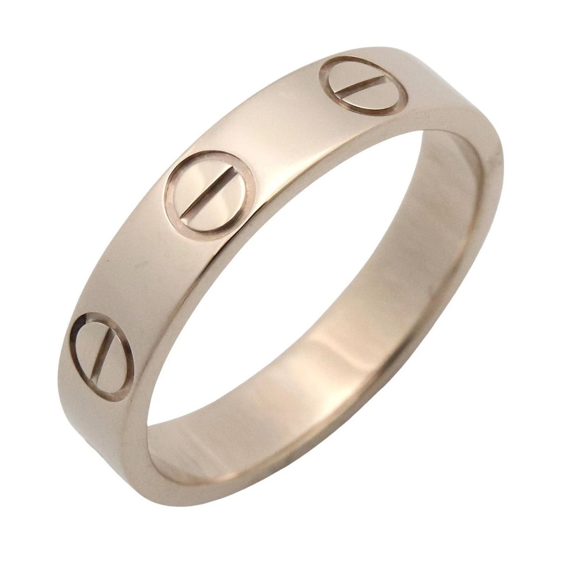 CARTIER MINI LOVE RING 18KWG WHITE GOLD: CARTIER Mini Love Ring 18KWG White Gold Brand: CARTIER Type/Style: Ring Material: K18WG?White Gold?, Color: Gold Size: Us size 3.25 Accessories: None Accessories Notice: When purchasing pre-owned