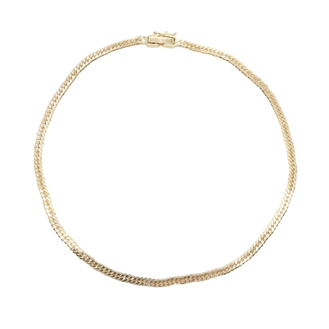 JEWELRY DOUBLE 6 SIDE CURB LINK CHAIN BRACELET: JEWELRY Double 6 side Curb link chain Bracelet Brand: JEWELRY Type/Style: Bracelet Material: K18 (Yellow Gold), Color: Gold Size: Size Band Length?23cm(9.1") Accessories: None Accessories Notice: