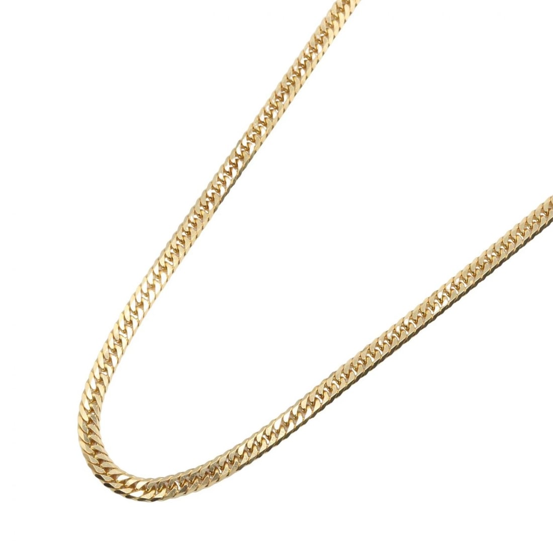 JEWELRY DOUBLE 8 SIDE FLAT LINK CHAIN NECKLACE (1 of 3)