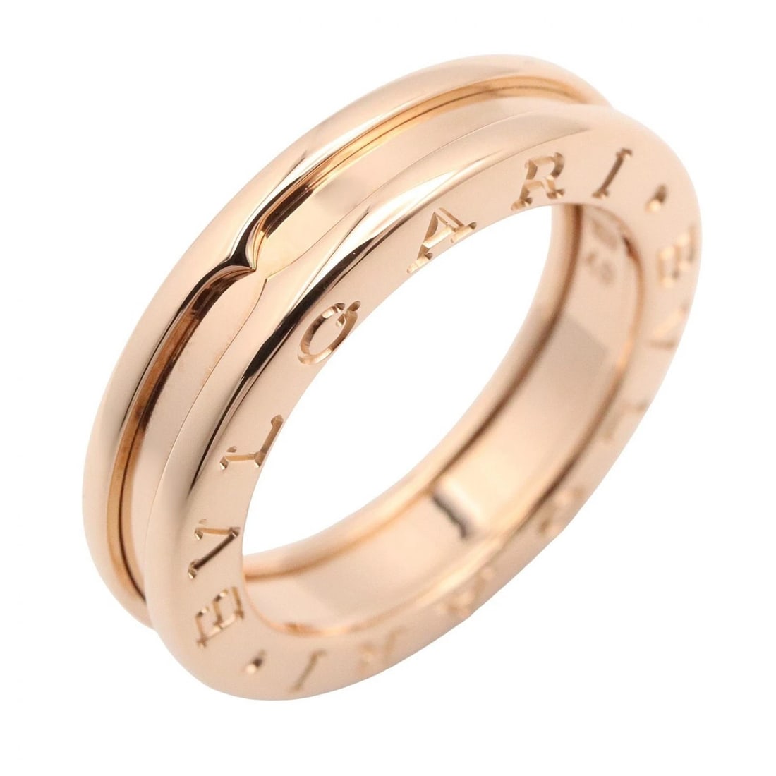 BVLGARI B-ZERO1 RING 1 BAND 18KPG: BVLGARI B-zero1 Ring 1 Band 18KPG Brand: BVLGARI Type/Style: Ring Material: K18PG?Rose Gold?, Color: Gold Size: US size 4.75 Accessories: None Accessories Notice: When purchasing pre-owned goods,