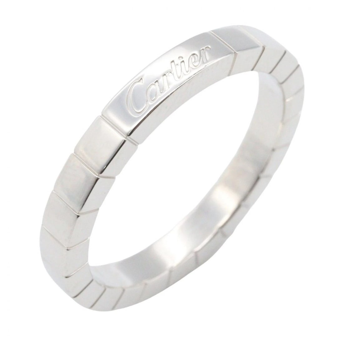 CARTIER LANIERE RING 18KWG WHITE GOLD: CARTIER Laniere Ring 18KWG White Gold Brand: CARTIER Type/Style: Ring Material: K18WG?White Gold?, Color: Silver Size: US Size 9 Accessories: None Accessories Notice: When purchasing pre-owned goods,