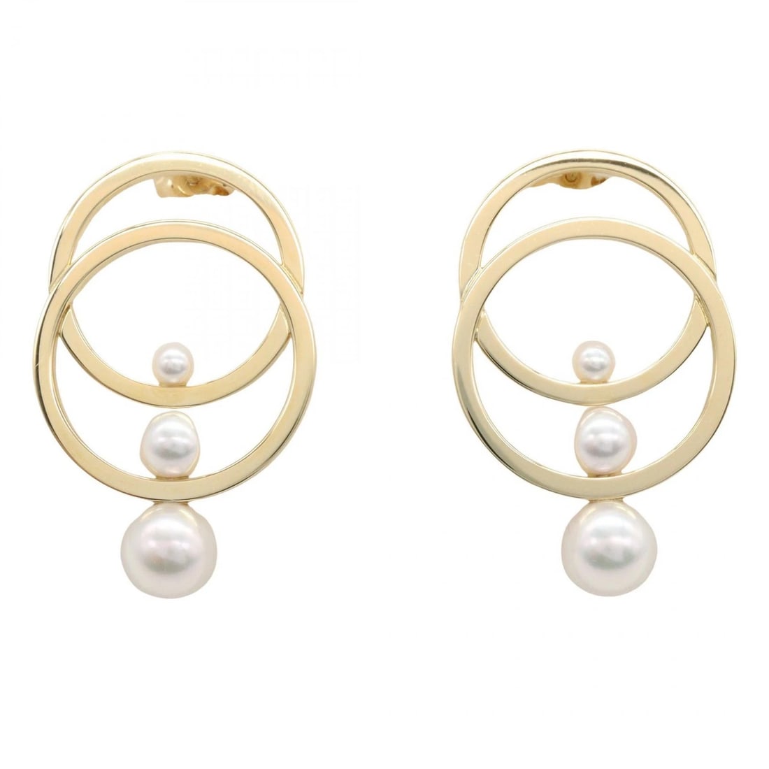 TASAKI COSMIC PEARL PIERCED EARRINGS (1 of 5)