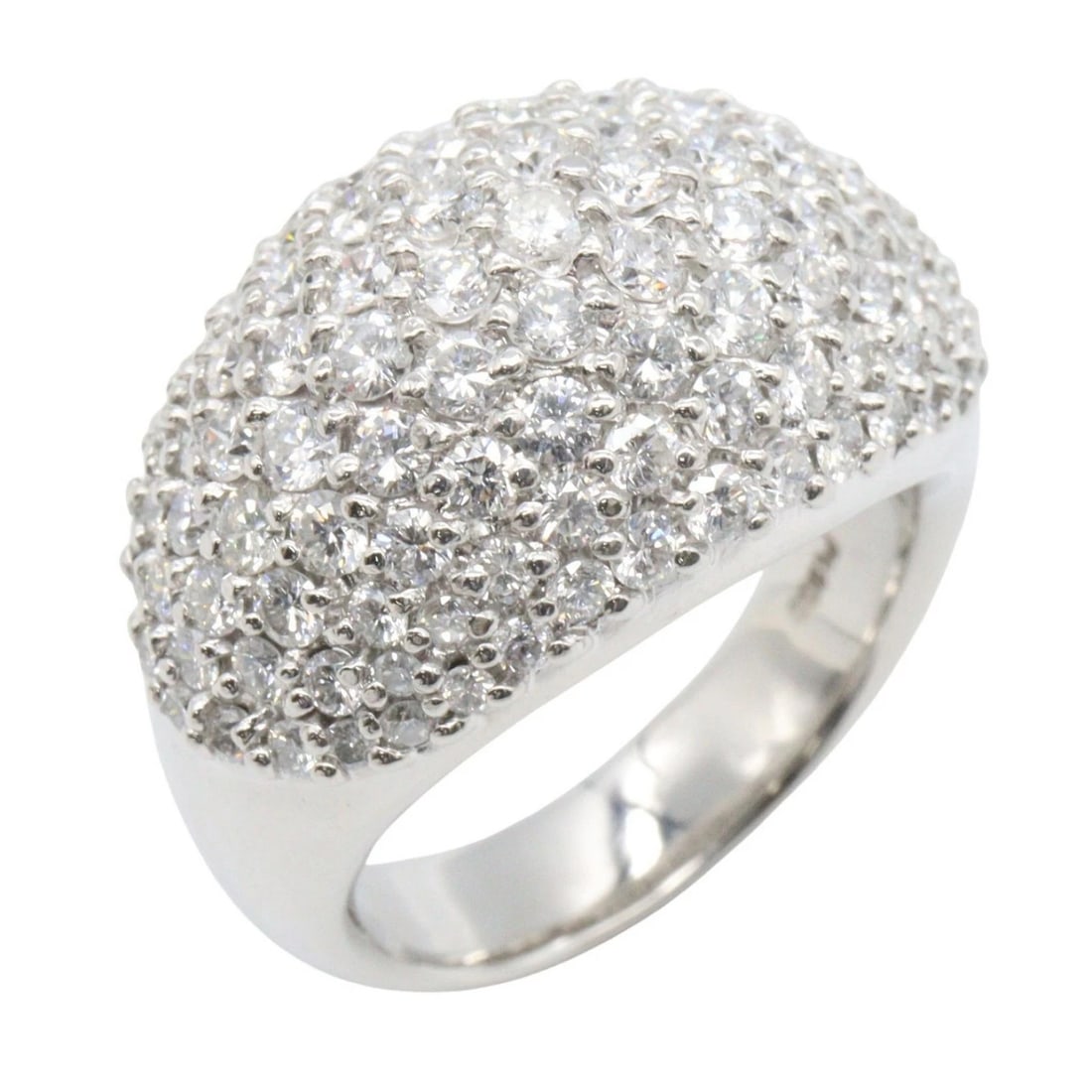 JEWELRY DIAMOND RING PT900 PLATINUM: JEWELRY Diamond Ring Pt900 Platinum Brand: JEWELRY Type/Style: Ring Material: Pt900 Platinum, Color: Silver Size: US size 7.5 Accessories: None Accessories Notice: When purchasing pre-owne