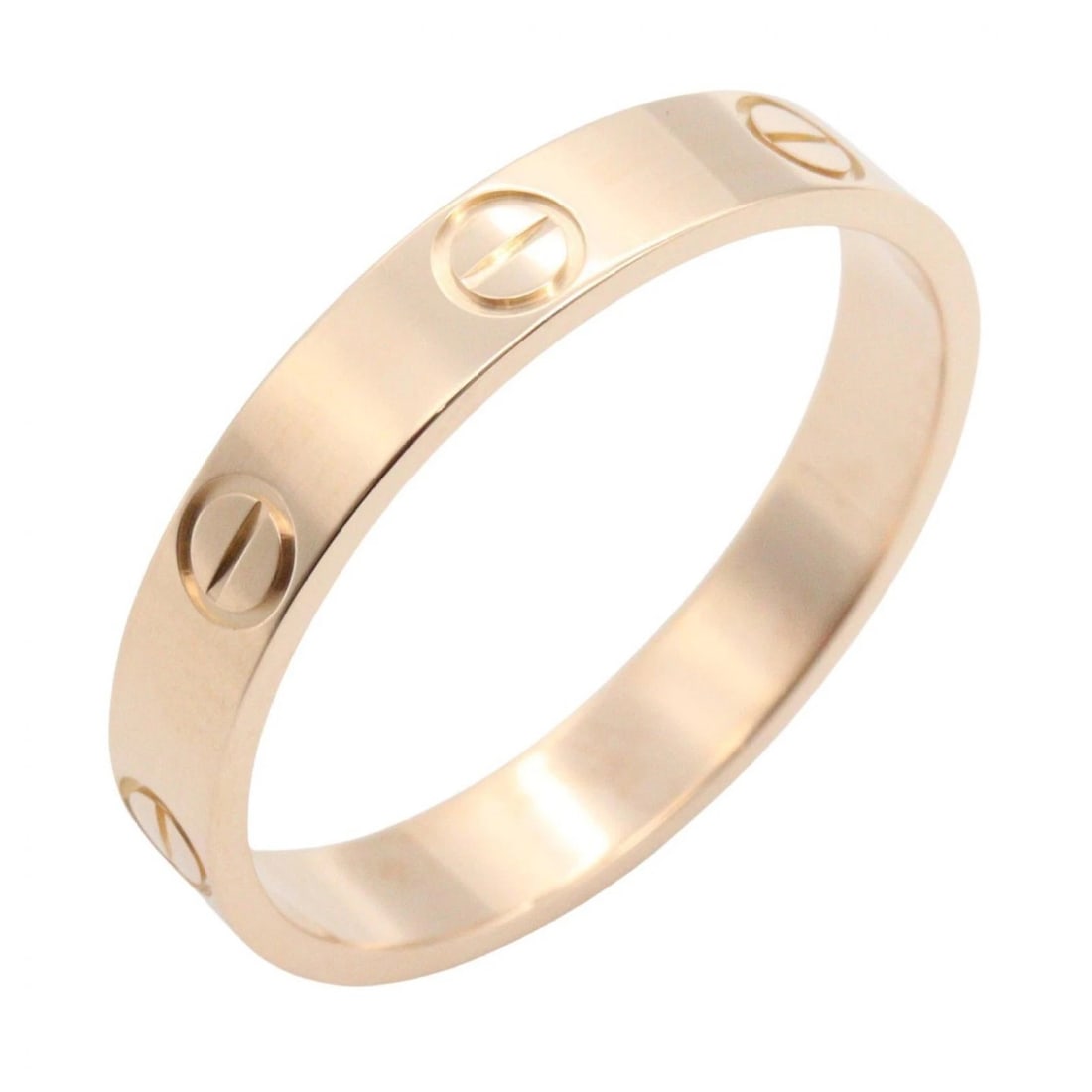 CARTIER MINI LOVE RING 18KRG PINK ROSE GOLD: CARTIER Mini Love Ring 18KRG Pink Rose Gold Brand: CARTIER Type/Style: Ring Material: K18PG?Rose Gold?, Color: Gold Size: US size 7.75 Accessories: None Accessories Notice: When purchasing pre-owned