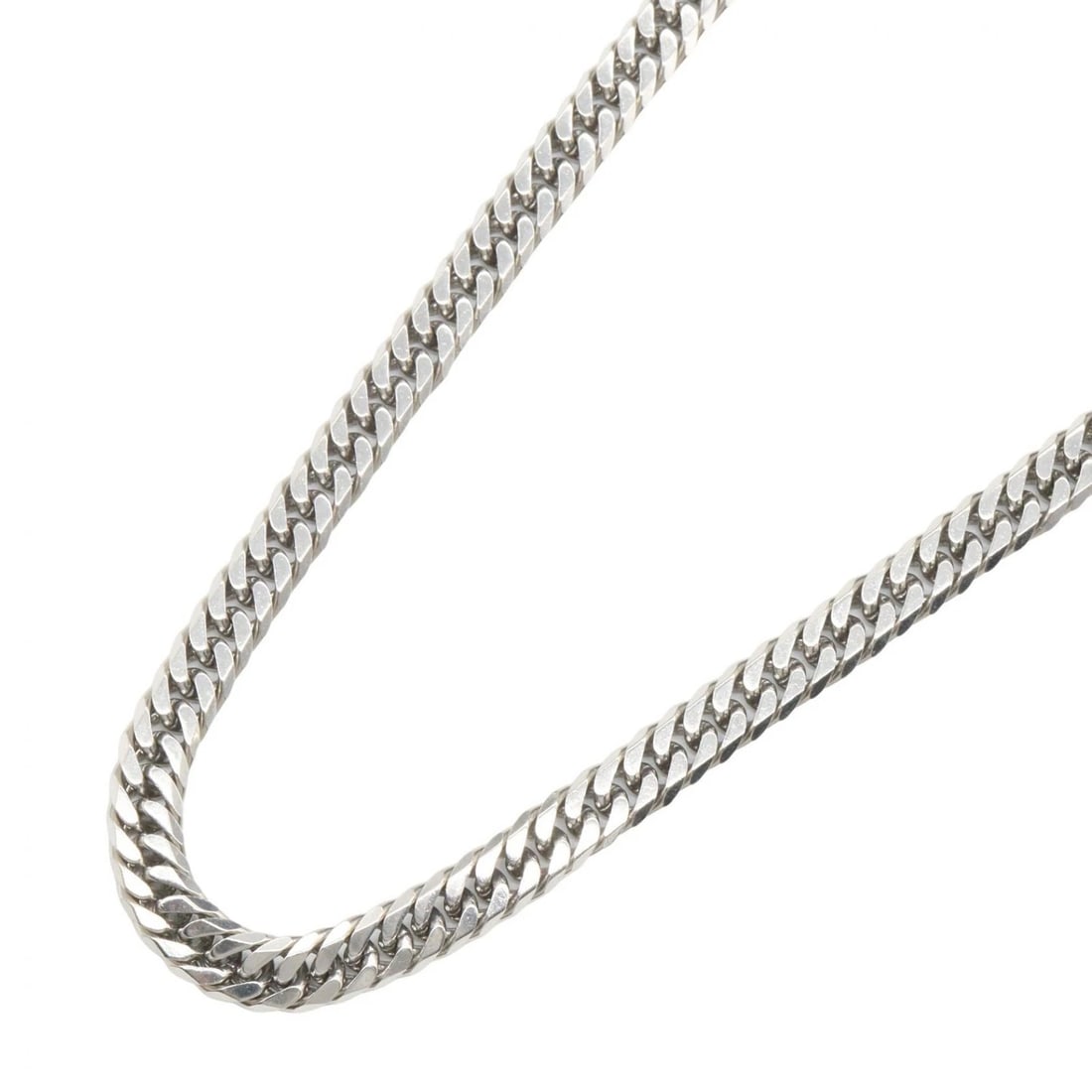 JEWELRY DOUBLE 6 SIDE CURB LINK CHAIN NECKLACE (1 of 3)