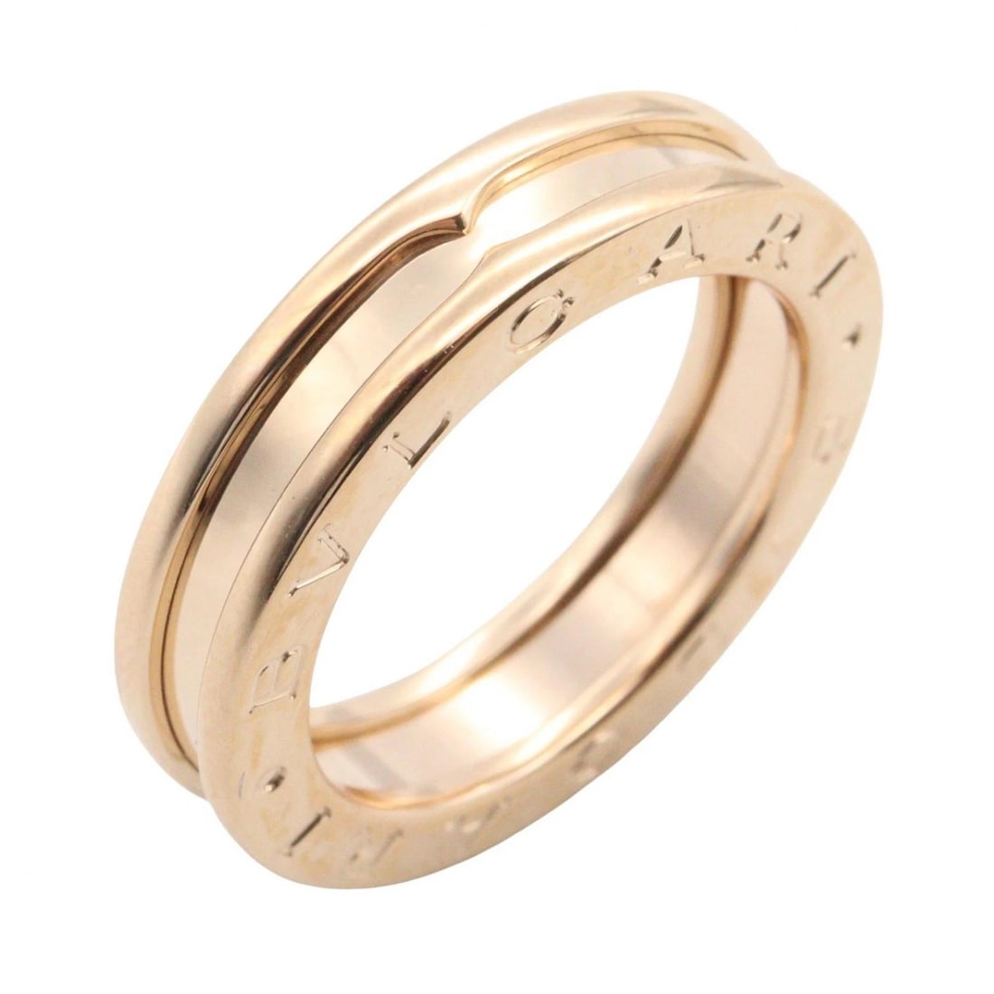 BVLGARI B-ZERO1 RING 1 BAND: BVLGARI B-zero1 Ring 1 Band Brand: BVLGARI Type/Style: Ring Material: K18PG?Rose Gold?, Color: Gold Size: US size 6 Accessories: None Accessories Notice: When purchasing pre-owned goods, p