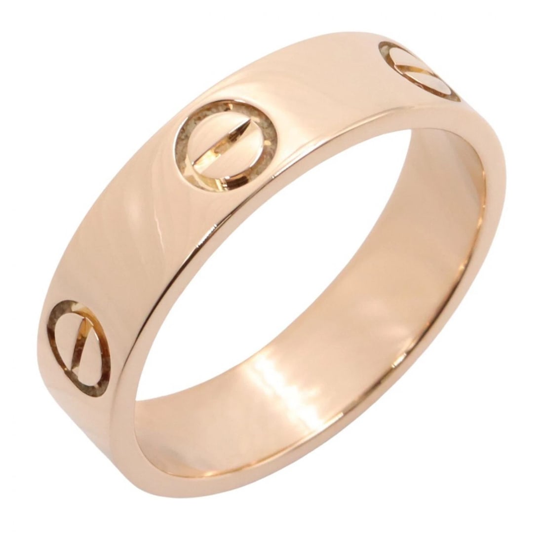 CARTIER LOVE RING 18KPG PINK ROSE GOLD: CARTIER Love Ring 18KPG Pink Rose Gold Brand: CARTIER Type/Style: Ring Material: K18PG?Rose Gold?, Color: Gold Size: US size 7.5 Accessories: None Accessories Notice: When purchasing pre-o