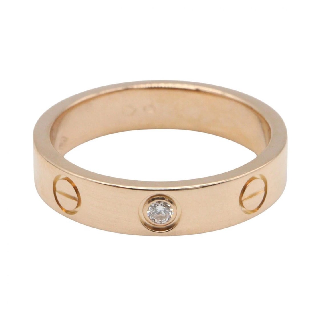 CARTIER MINI LOVE DIAMOND RING - 2