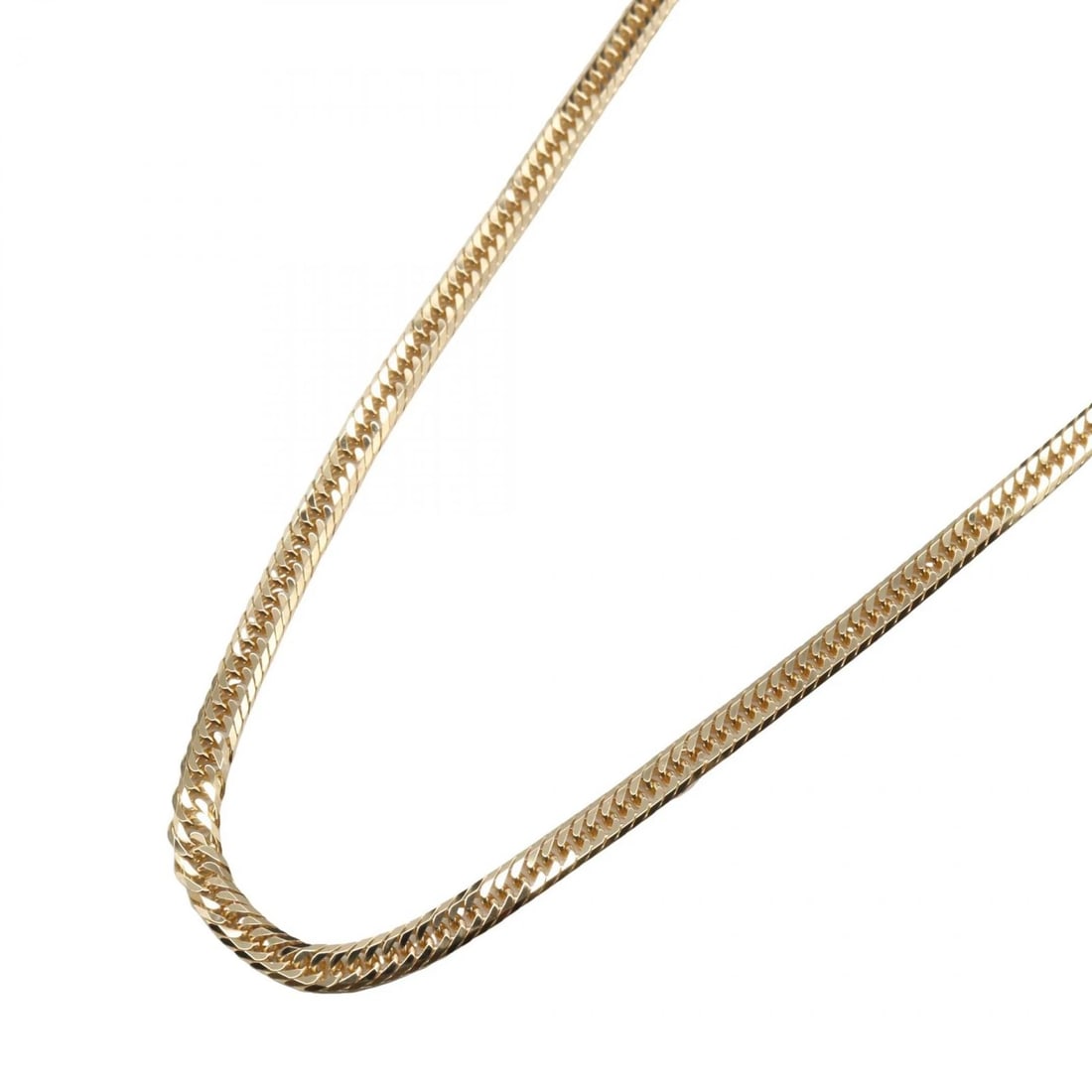 JEWELRY TRIPLE 8 SIDE FLAT LINK CURB CHAIN NECKLACE (1 of 3)