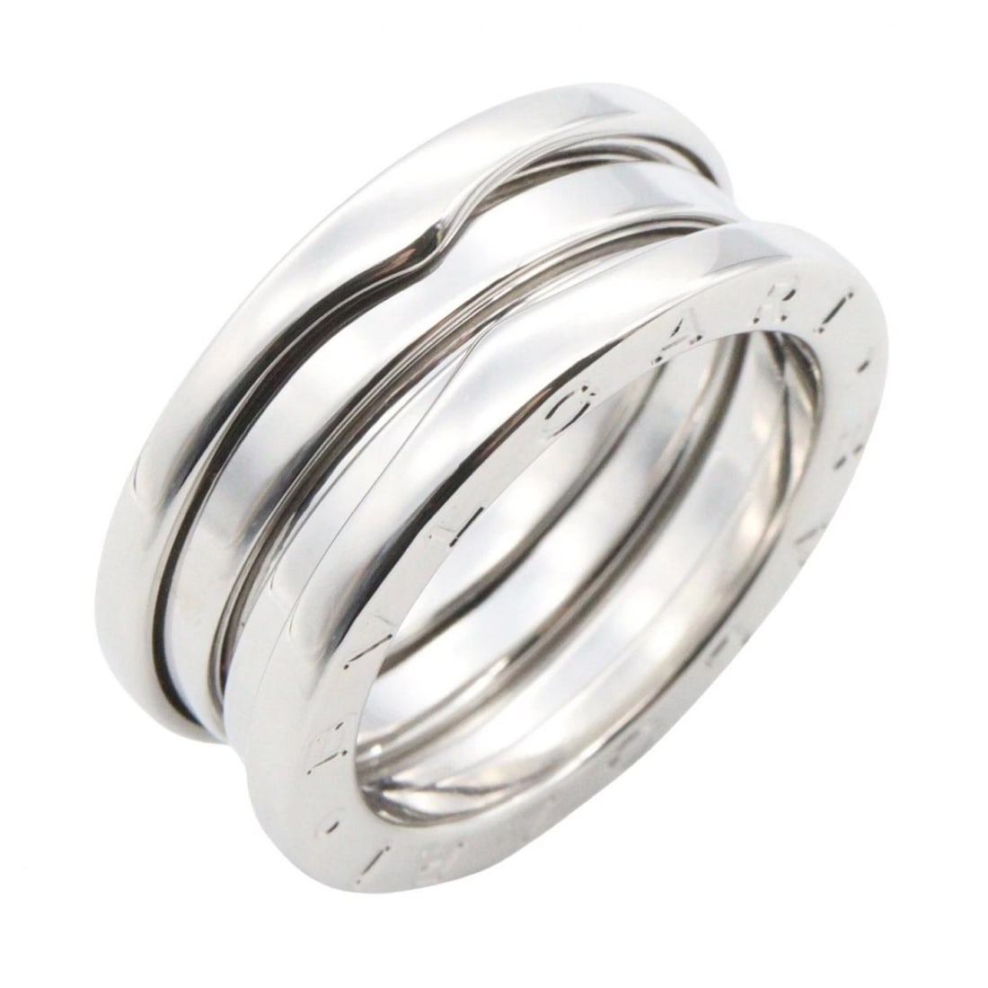 BVLGARI B.ZERO1 3 BANDS RING 18KWG: BVLGARI B.zero1 3 Bands Ring 18KWG Brand: BVLGARI Type/Style: Ring Material: K18WG?White Gold?, Color: Silver Size: US size 5.25 Accessories: None Accessories Notice: When purchasing pre-owned goods,