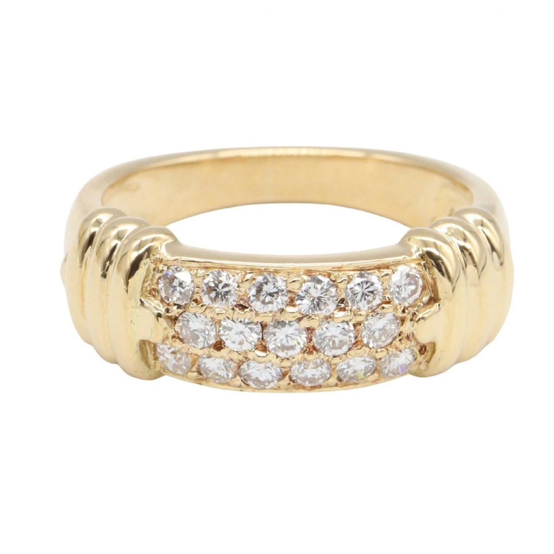 VAN CLEEF & ARPELS DIAMOND RING 18KYG - 2