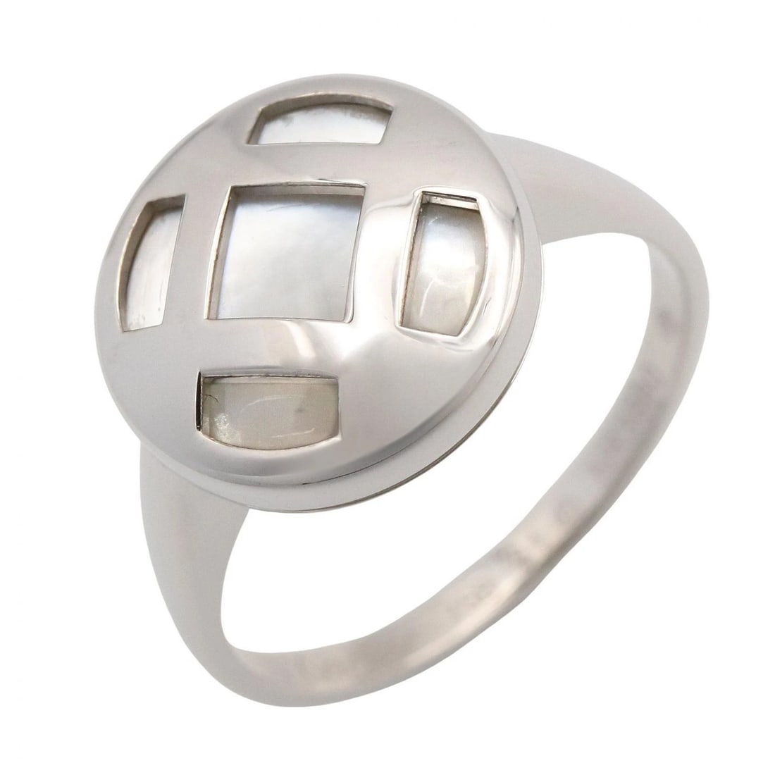 CARTIER PASHA SH RING 18KWG WHITE GOLD: CARTIER Pasha SH Ring 18KWG White Gold Brand: CARTIER Type/Style: Ring Material: K18WG?White Gold?, Color: Silver Size: Us size 5.5 Accessories: None Accessories Notice: When purchasing pre-owned