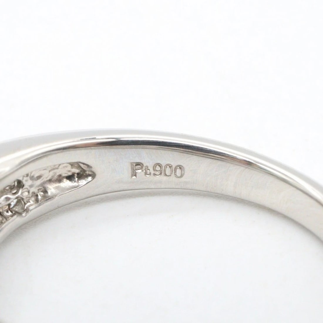 JEWELRY RUBY DIAMOND RING PT900 PLATINUM - 3