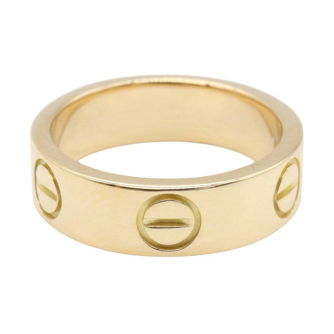 CARTIER LOVE RING 18KYG YELLOW GOLD: CARTIER Love Ring 18KYG Yellow Gold Brand: CARTIER Type/Style: Ring Material: K18 (Yellow Gold), Color: Gold Size: US size 4.75 Accessories: None Accessories Notice: When purchasing pre-owned goods,