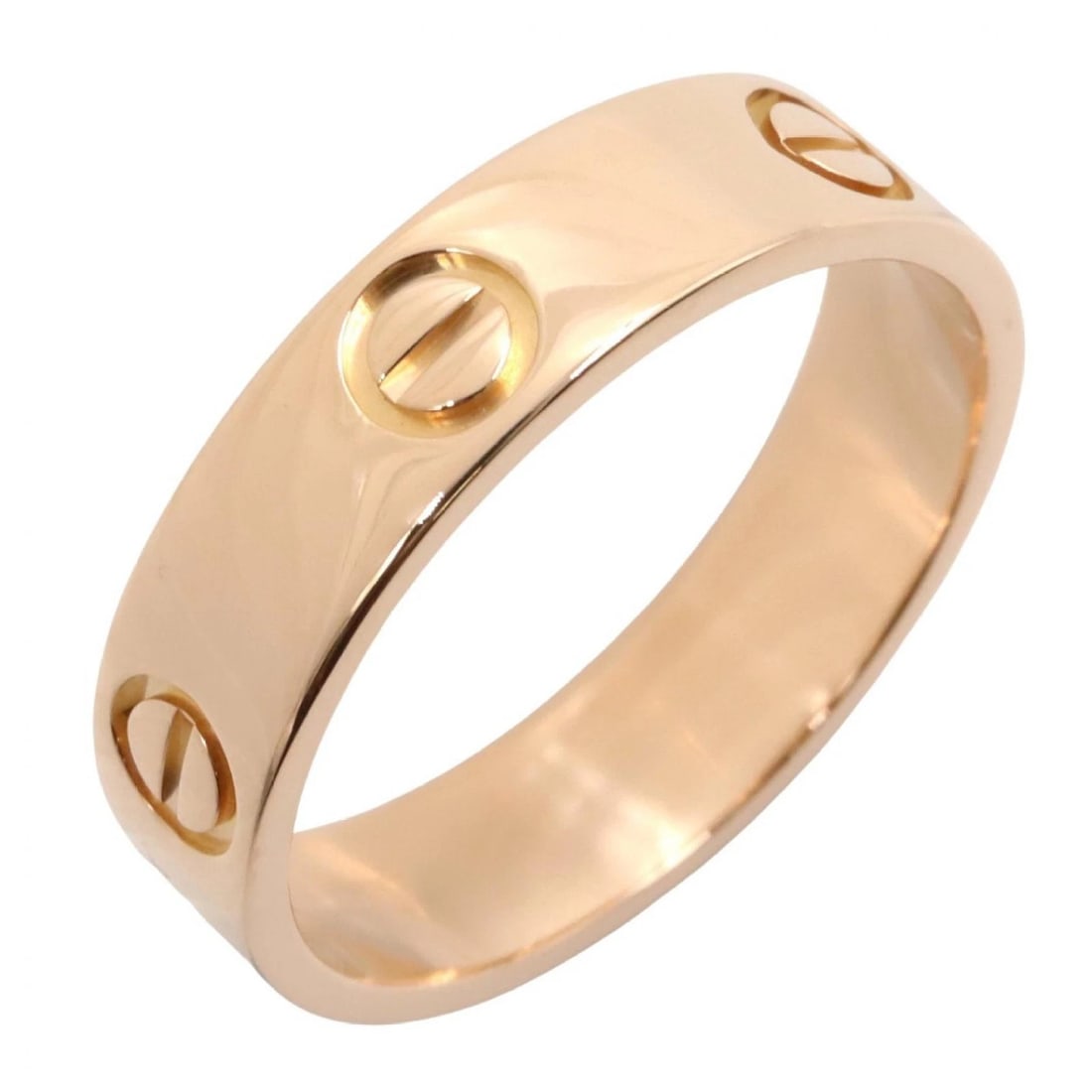 CARTIER LOVE RING 18KRG PINK ROSE GOLD: CARTIER Love Ring 18KRG Pink Rose Gold Brand: CARTIER Type/Style: Ring Material: K18PG?Rose Gold?, Color: Gold Size: US size 9 Accessories: None Accessories Notice: When purchasing pre-owned goods,