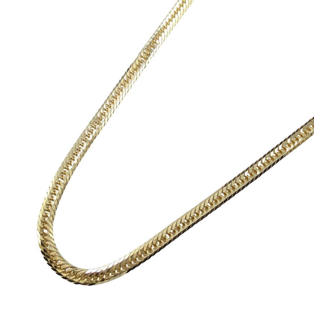 JEWELRY TRIPLE 8 SIDE FLAT LINK CURB CHAIN NECKLACE: JEWELRY Triple 8 Side Flat Link Curb Chain Necklace Brand: JEWELRY Type/Style: Necklace Material: K18 (Yellow Gold), Color: Gold Size: Size Neck rotation?40cm(15.7") Accessories: None Accessories