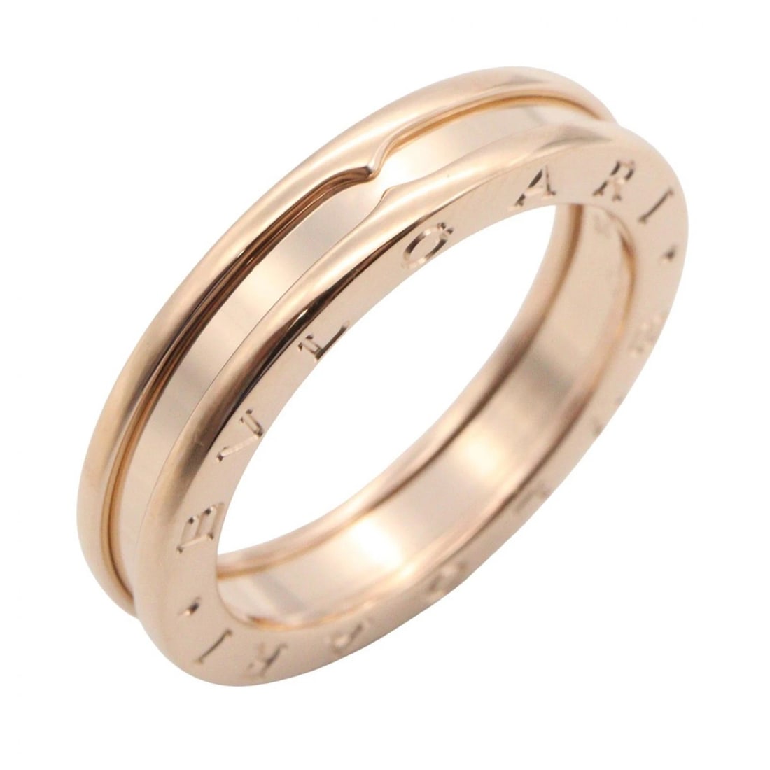 BVLGARI B-ZERO1 1 BAND RING 18KRG: BVLGARI B-zero1 1 band Ring 18KRG Brand: BVLGARI Type/Style: Ring Material: K18PG?Rose Gold?, Color: Gold Size: US Size 9.25 Accessories: None Accessories Notice: When purchasing pre-owned goods,
